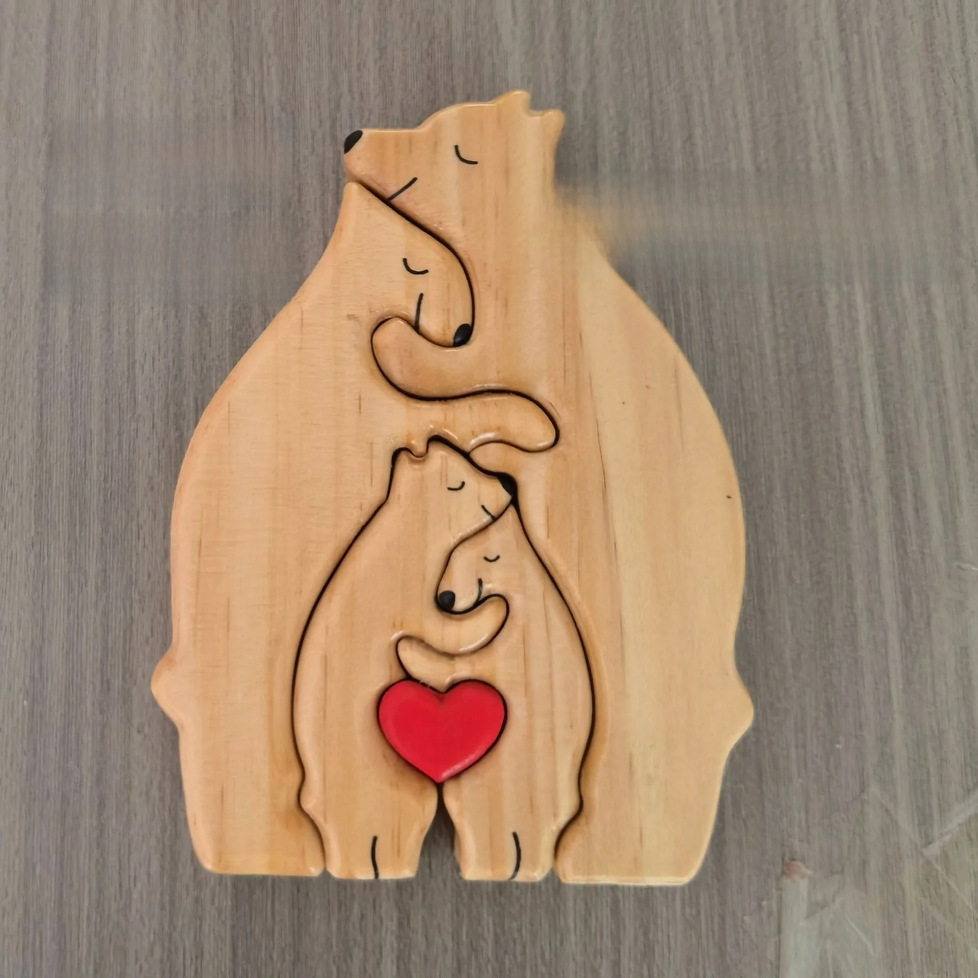 

Набор деревянных головоломок «сделай сам», мама, медведь, сын, слон, деревянные украшения, аксессуары, шляпа, пояс, шарф, зима 205, другое