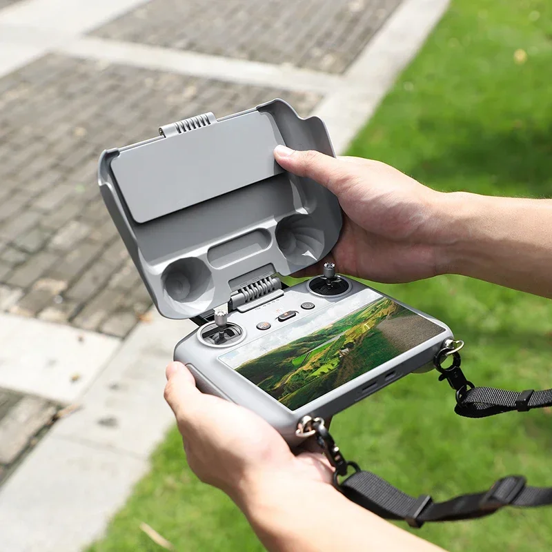 2 في 1 غطاء للحماية ل DJI RC2 /RC غطاء للشمس للتحكم عن بعد مع لوحة مساعدة ل DJI FLIP/Mini4 Pro ملحقات طائرة بدون طيار