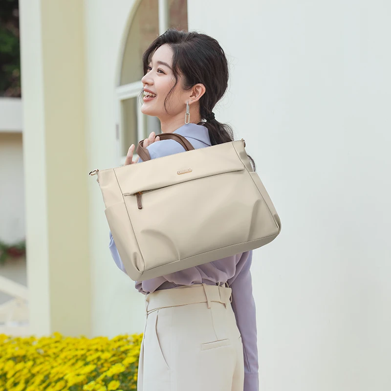 Sac à main de GOLF pour femmes, porte-documents pour ordinateur portable, sac de travail étanche de 15 pouces pour dames, sacs à bandoulière pour ordinateur de banlieue