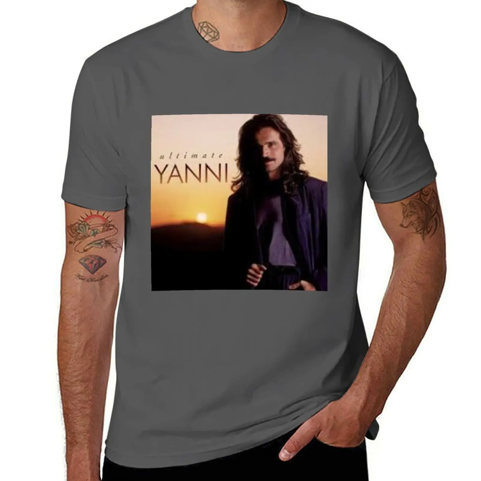 

yanni ultimate T-Shirt Basic Solid Color Short Sleeve T-Shirt