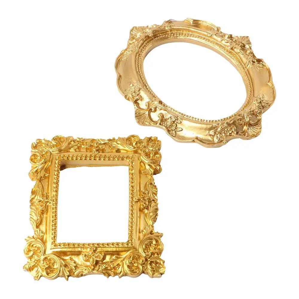 Stylish Exquisite Resin Photo props Nail Tips Display Board Hollow Embossed frame Nail photo frame