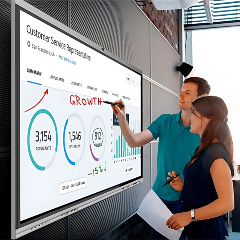 CUMEI Best Price 65-75 Inch LCD Digital Touch Screen Smart Interactive Board Electronic Whiteboard For Conference Meeting