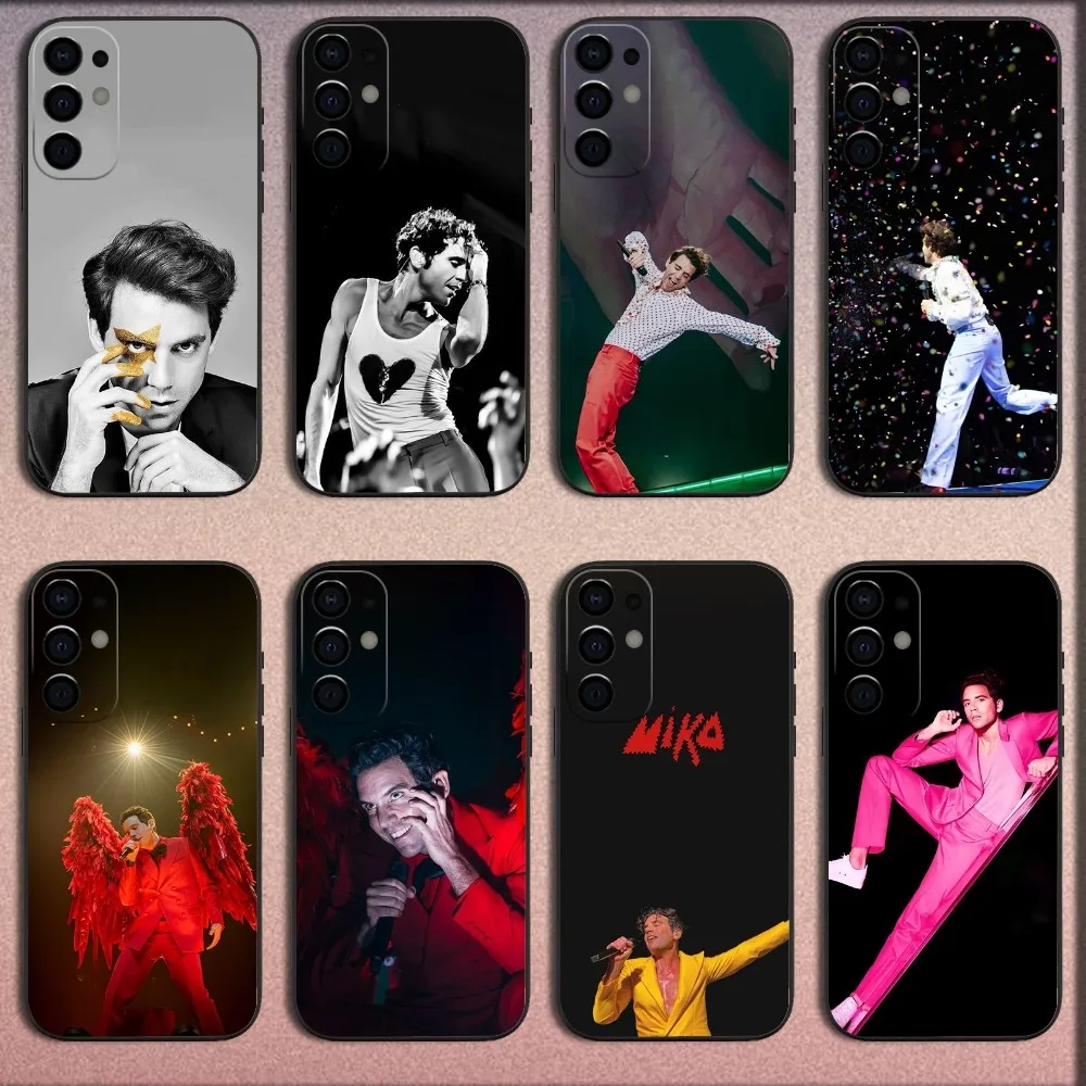 Lebanon Singer M-Mika Phone Case For Samsung S25,S24,S21,S22,S23,S30,Ultra,S20,Plus,Fe,Lite,Note,10,9,5G Black Soft Cover