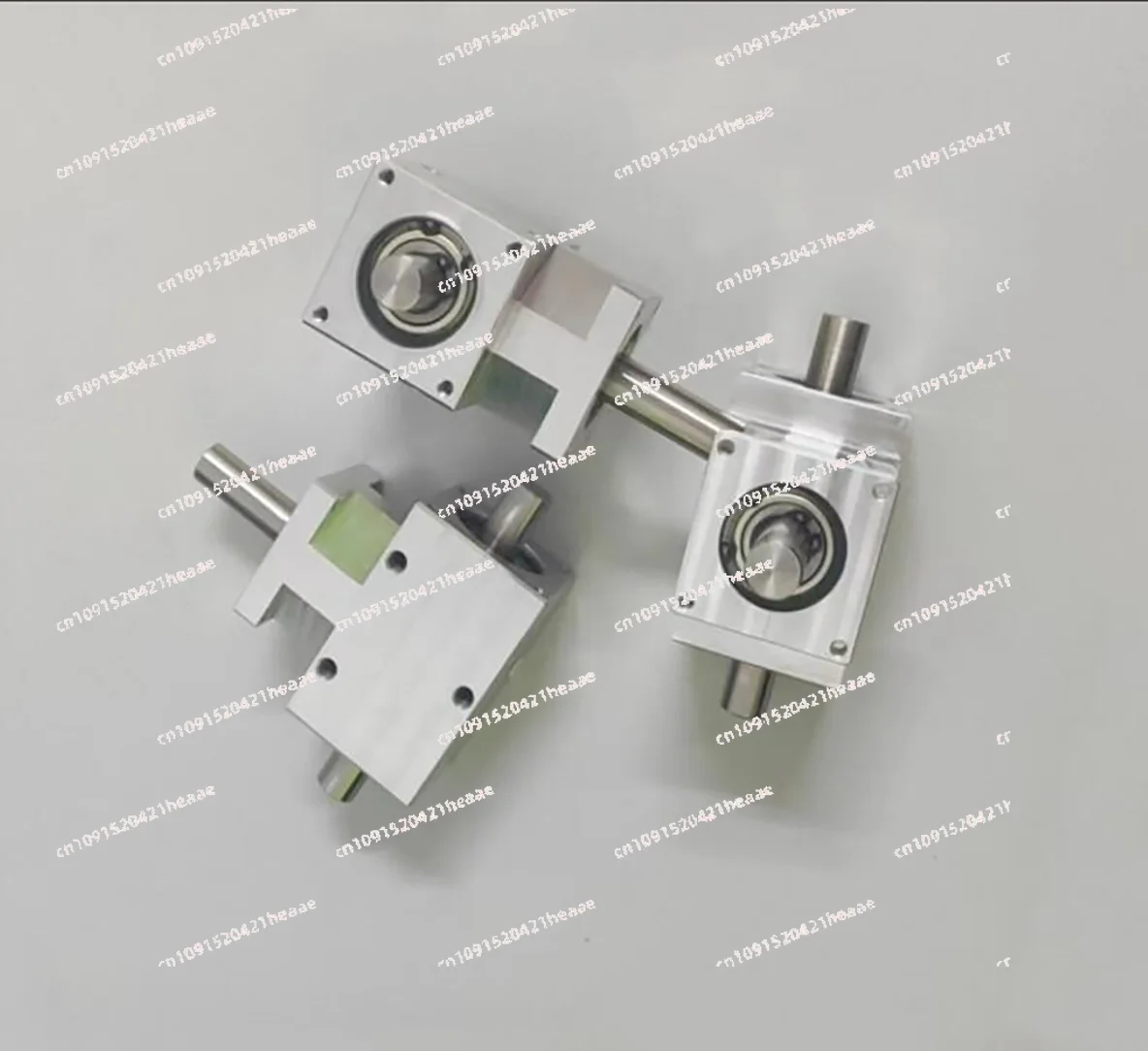 Suitable forAngle Gear 1:1 Spiral Bevel Gear Shaft 12mm Co-Direction Double Output Shaft 90-Degree Differential Assembly Gearbox