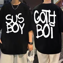 Rapper Lil Peep Sus Boy Print T Shirts Trend Hip Hop Short Sleeve T-shirt Summer High Street Fashion T-shirts Unisex