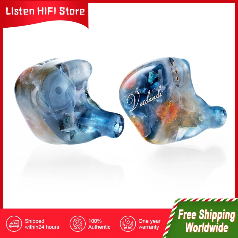 Kinera Imperial Verdandi 1DD+1BC+2BA+2EST 6 Hybrid Drivers In-Ear Headphone 0.78mm Professional cable Hifi Music Wired Earbuds