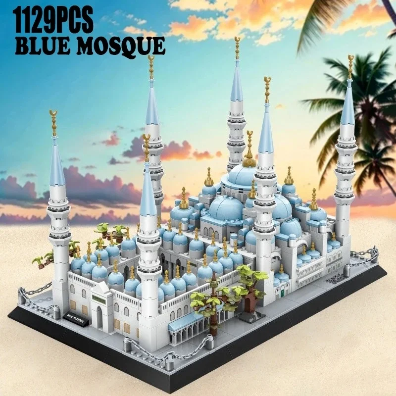

New 1129 PCS Creative Building Blocks Model Bavaria Neuschwanstein Castle Mosque Assembled Toys Desktop decoration Kids Gifts