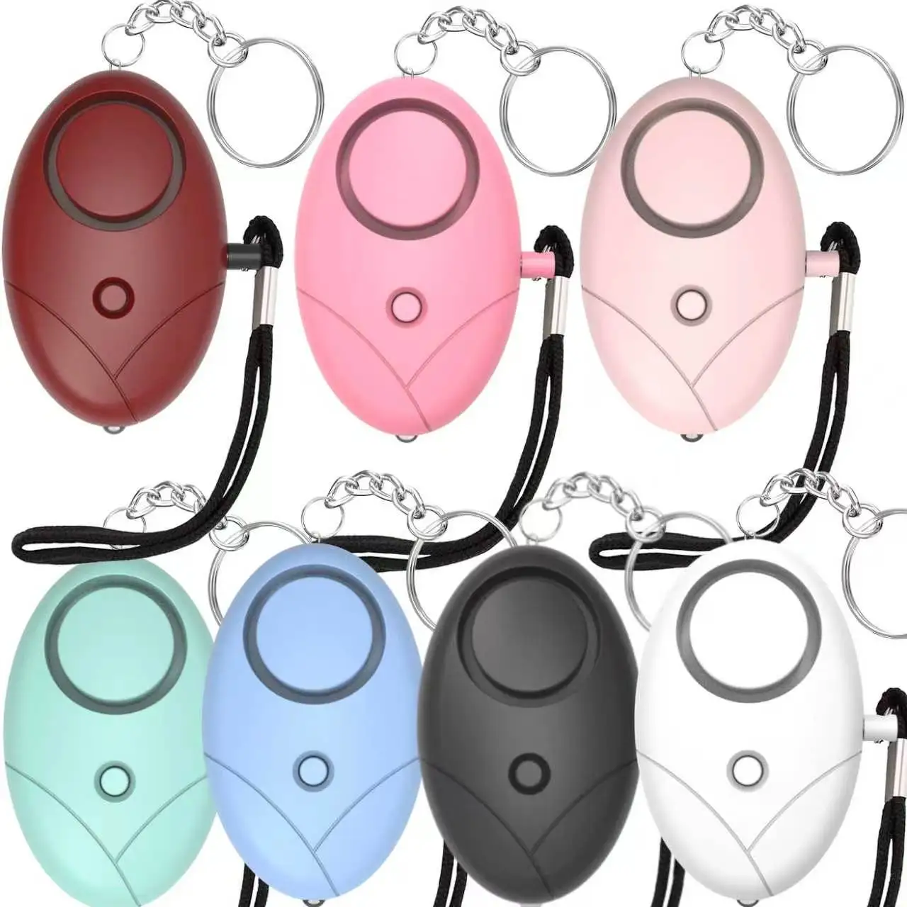 130db Personal Safety Alarm Keychain Anti-Wolf Self Defense Loud Scream Emergency Alert for Girl Child Women Security Protect view 3