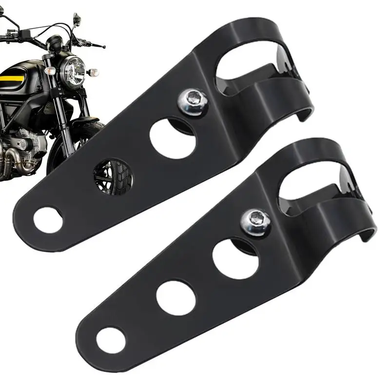 

Motorcycle Headlight Bracket 28mm-36mm Fork Tube Motorcycle Head Lamp Holder 2pcs Motorcycle Headlight Brackets Mounting Clamps