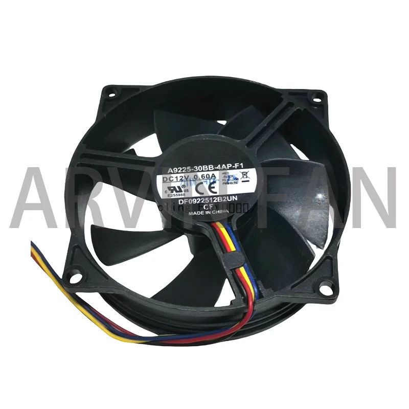 

CPU Heatsink Cooler PWM Silent Cooling Fan,92mm 90mm A9225-30BB-4AP-F1 DF0922512B2UN DC 12V Dual Ball Bearing Computer Fans