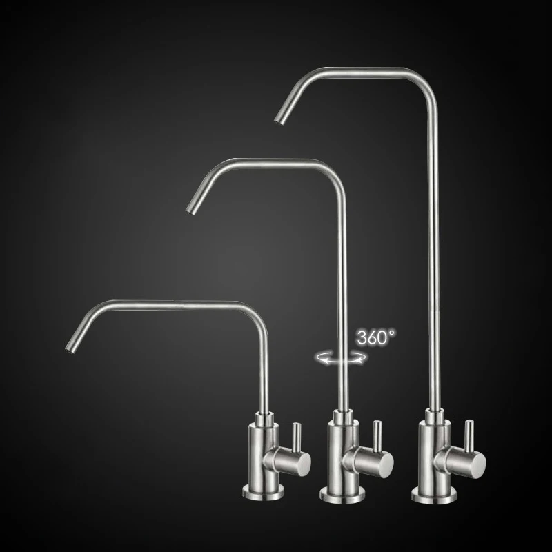 Grifo de agua potable para cocina, grifo con filtro de acero inoxidable cepillado, Palanca única, purificador de agua, grifo de ósmosis inversa