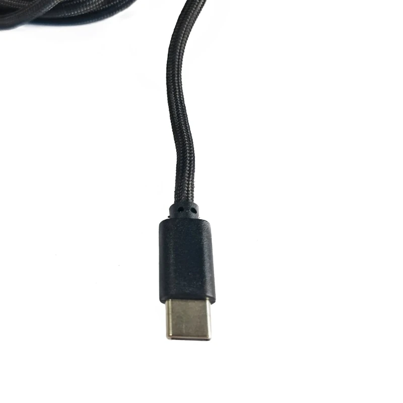 Soft Nylon Gaming Mouse Wire Type-C Cable For Ninjutso for IO1.1 3395 Dropship