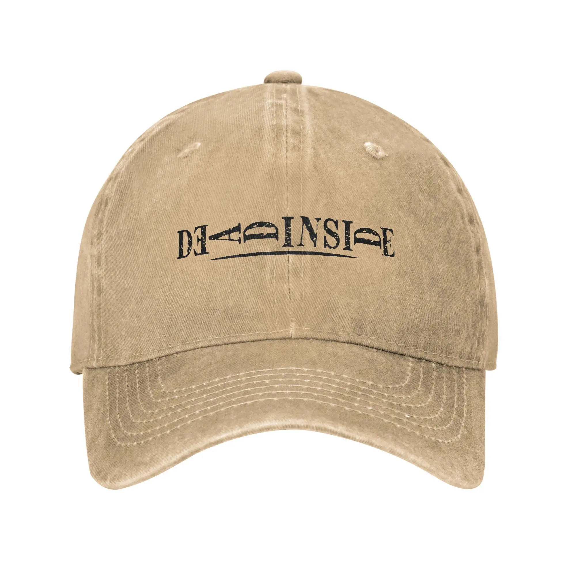 

dead inside Baseball Cap Sun Kpop Rock Sun-Proof Washed Trucker Hat Men Adult Streetwear Print Baseball Caps
