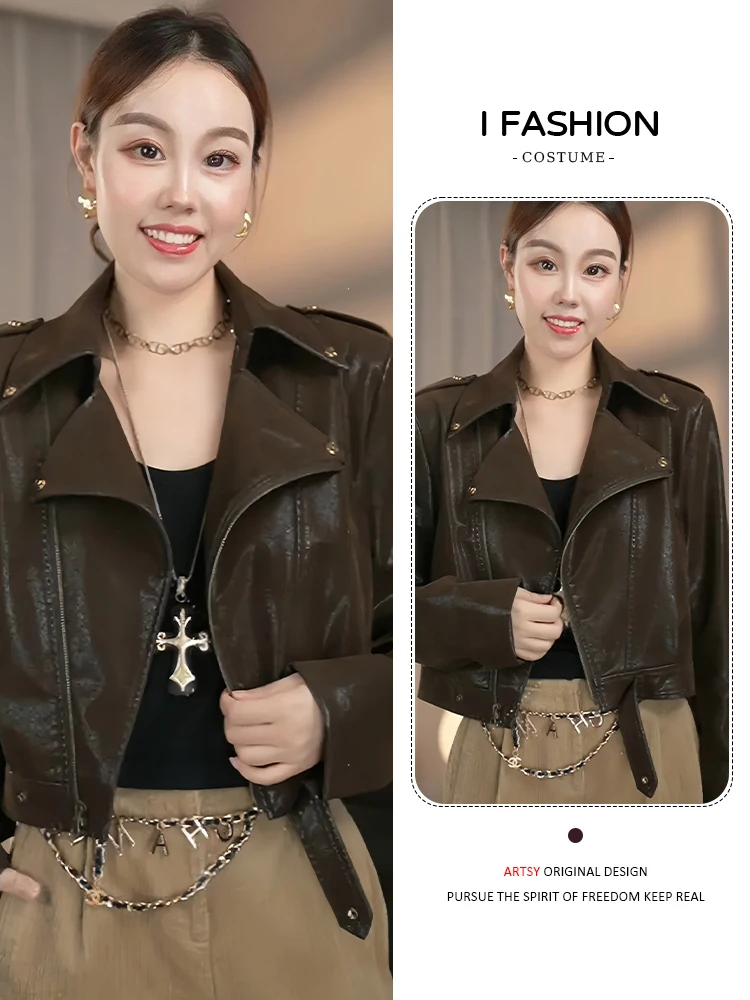 Sli Autumn Long Sve Women's Jaet Beautiful Versatile Slimming ort French Sle Casual Wear for Ladies in 2025