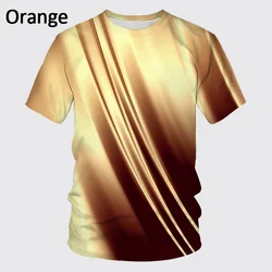 New Fashion Men's Cool Colorful Printed 3D T Shirt Summer Casual Round Neck T Shirt