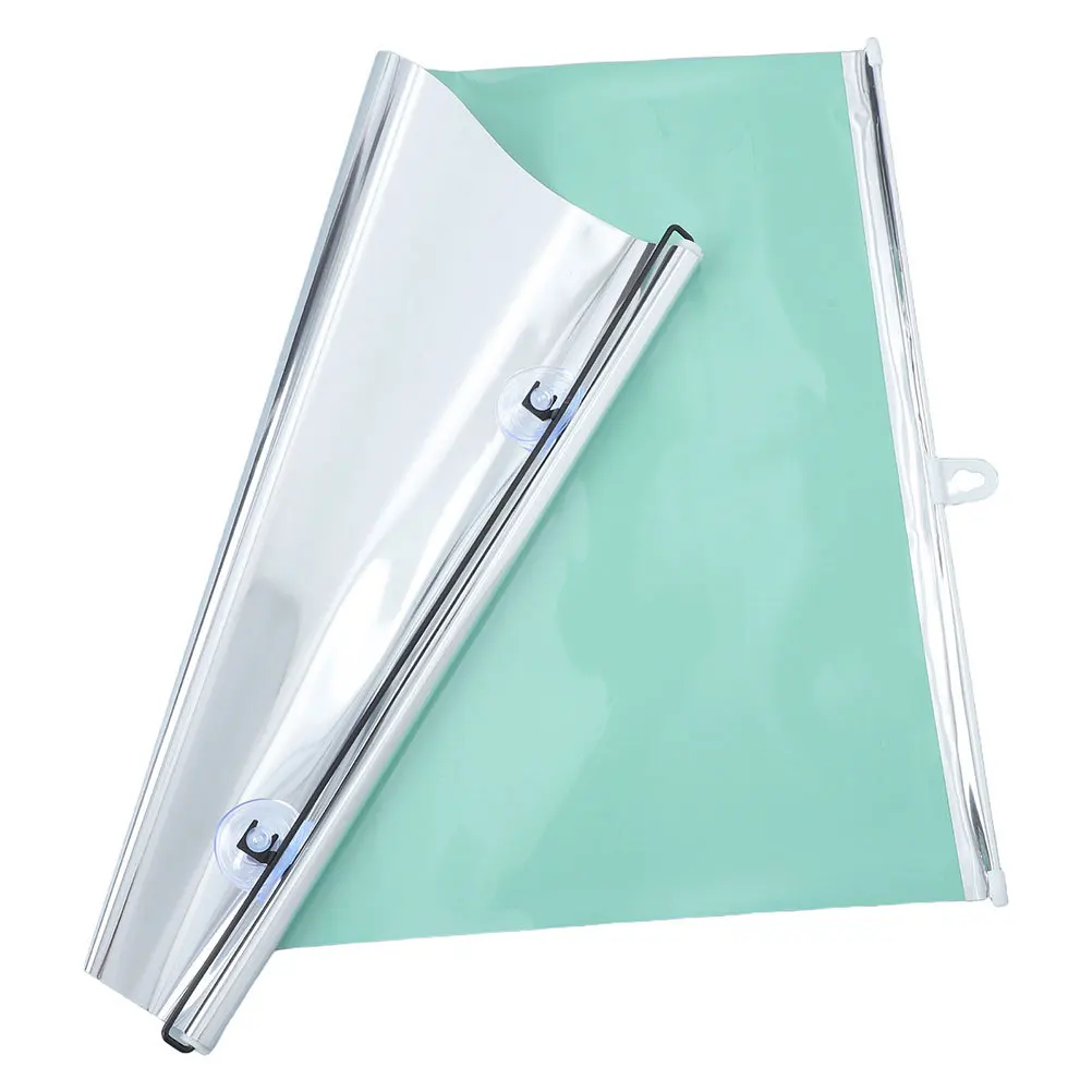 

Suction Cup Blackout Shades 40x125cm No-Drill Light Blocking Window Cover Removable Reusable Privacy Blinds for Apartments