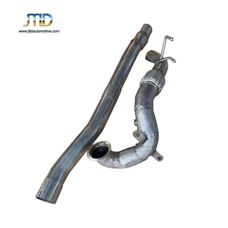 Downpipe For AUDI S3 V8 BI TURBO  SS304 Stainless Steel Performance Catless Exhaust System  - Active Sound System Exhaust