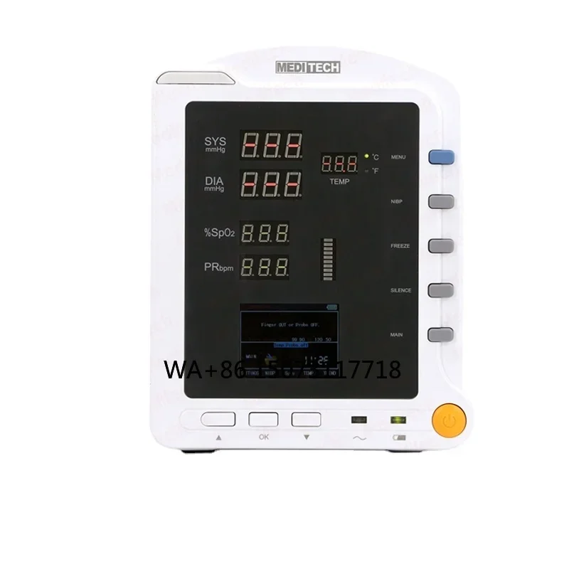 CE Meditech Oxima3 paciente multiparâmetro ambulância ICU com carrinho opcional