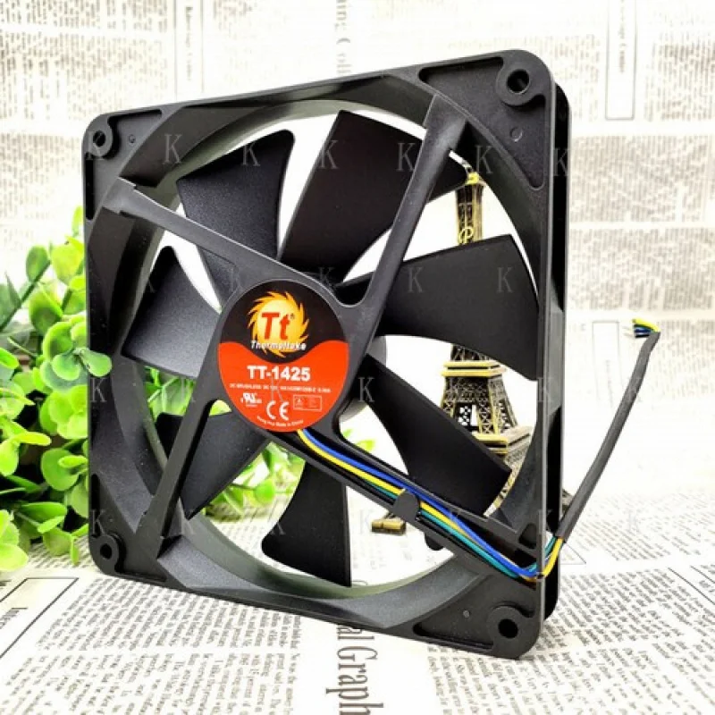 C  FOR  High Quality Cooling Fan TT-1425 12V 0.34A 140*140*25mm