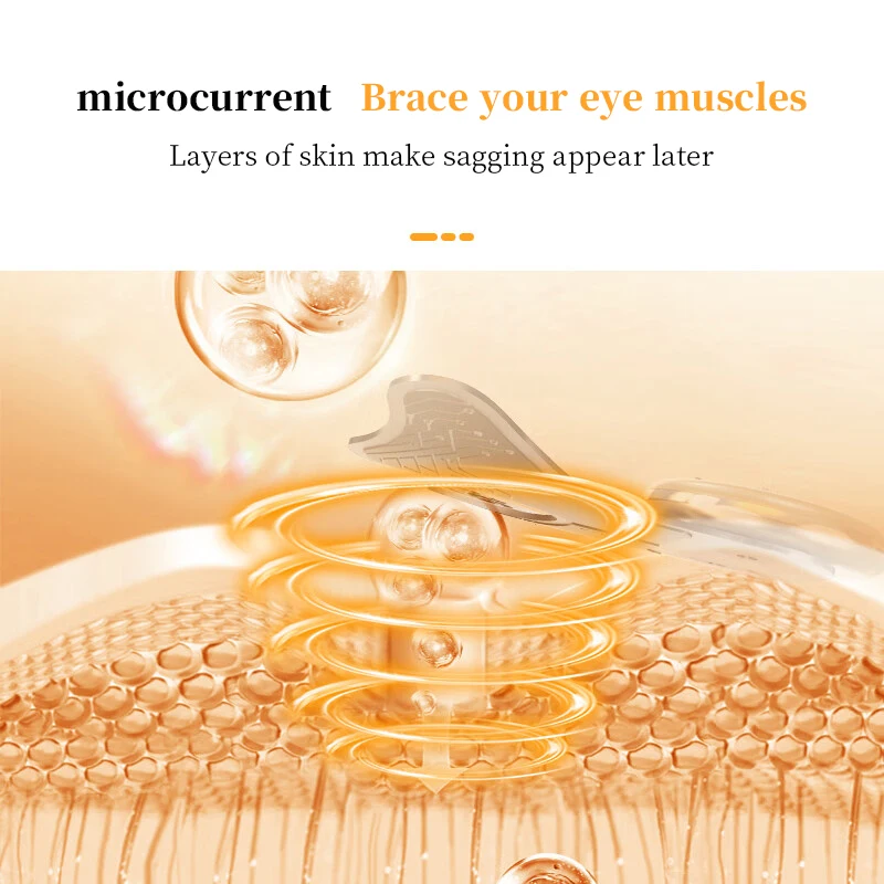 KSKIN Eye Beauty Device Microstroom Oogmassage Ooglapje Ooggebied Massage Relief