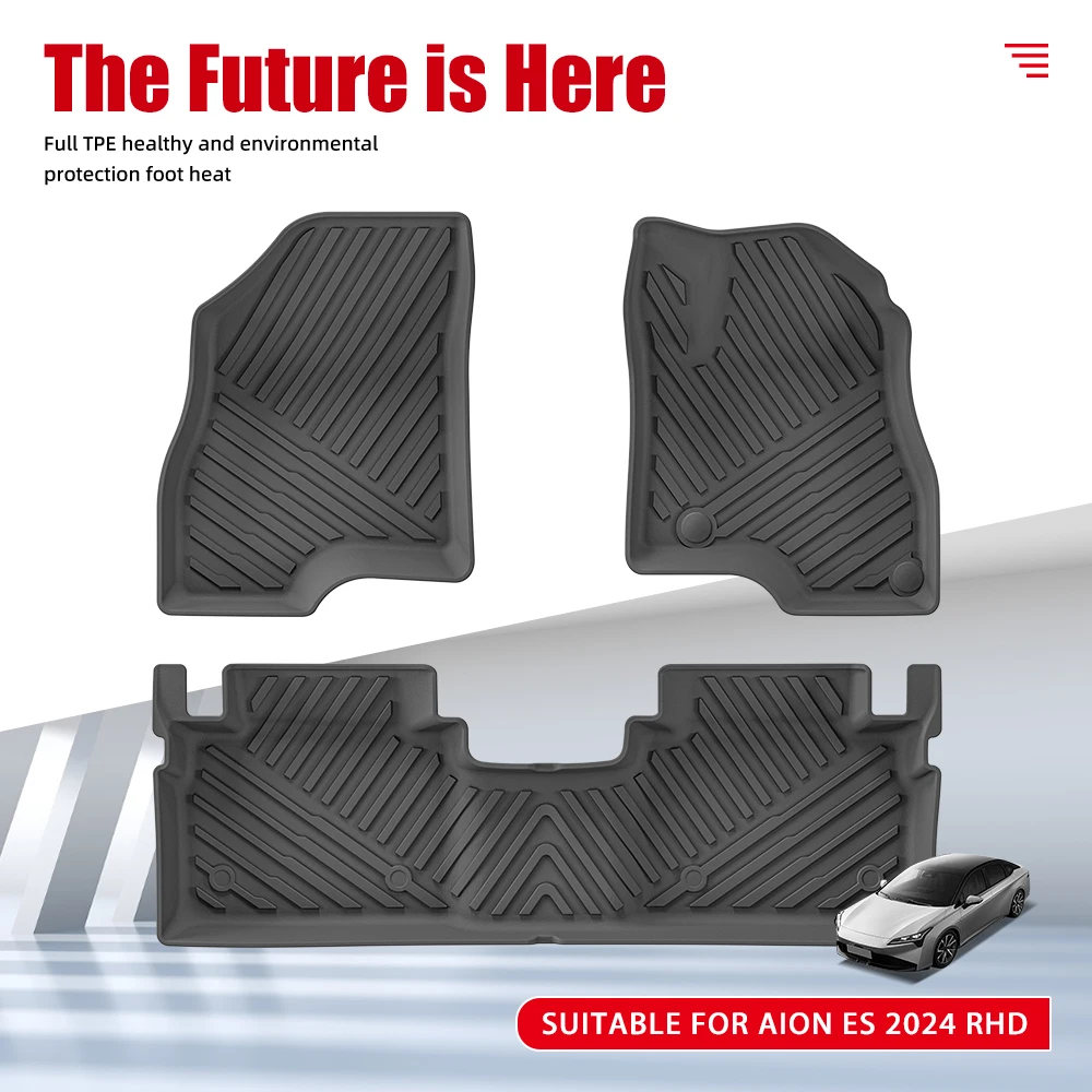 New Products TPE Car Floor Mat Waterproof Dustproof Car Mat RHD for Aion ES 2024