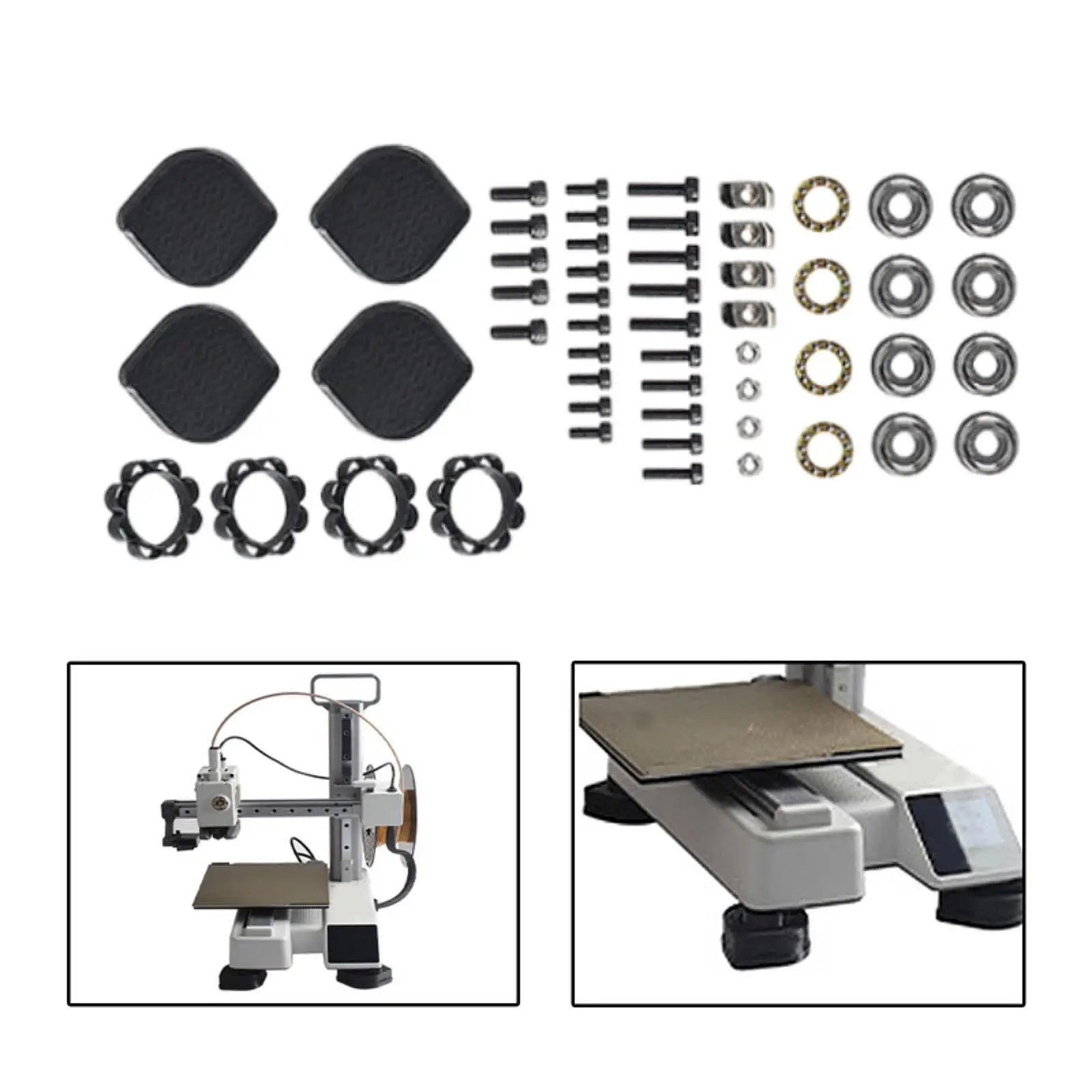Omnidirectional Self Aligning Anti Vibration Foot Kit Accessory for A1, A1 Mini