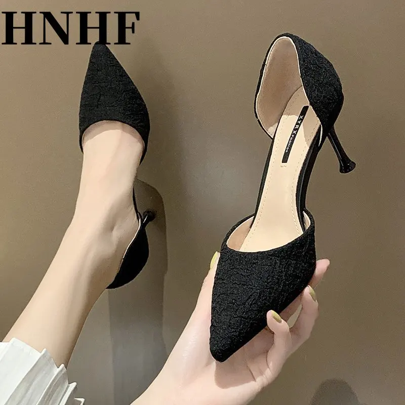 HNHF Luxury New Sandals Women Platform Dress Designer High Heels Woman Low Heel Elegant Heels Comfortable Sandals Zapatos Mujer