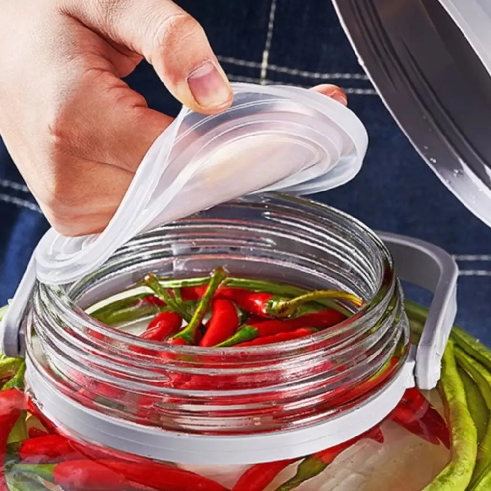 

Sealable Glass Fermentation Jar Home Use Glass Material Sed Container White Wine Storage Container Glass Bottle Home Kitchen
