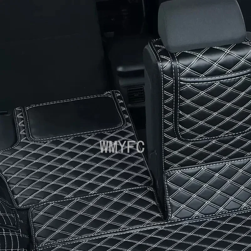 Car Boot Mat Rear Trunk Liner Cargo Leather Floor Carpet Tray Protector Accessories Mats For Toyota Harrier 80 XU80 2022 2023