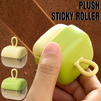 Washable Lint Remover Hair Plush Sticky Roller Reusable Sticky Hair Roll Clothes Dust Cleaning Brush for Travel Pet Hair Remover