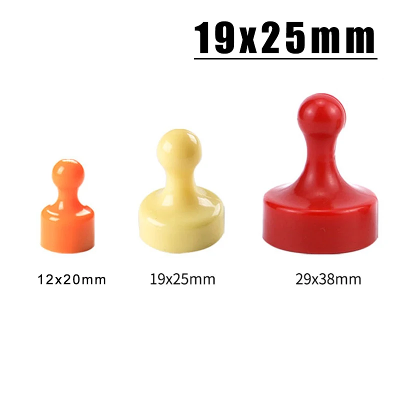 5/10/15/20/25 Pcs Super Strong Neodymium Magnetic Pushpins Sucker Thumbtack N52 Fridge Magnets Push Pin Refrigerator Whiteboard