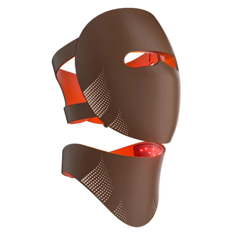 Draagbaar oplaadbaar siliconen anti-aging nekmasker 4-kleuropties voor gezichtshals Huidverzorging Verjonging Schoonheid Persoonlijke verzorging fas