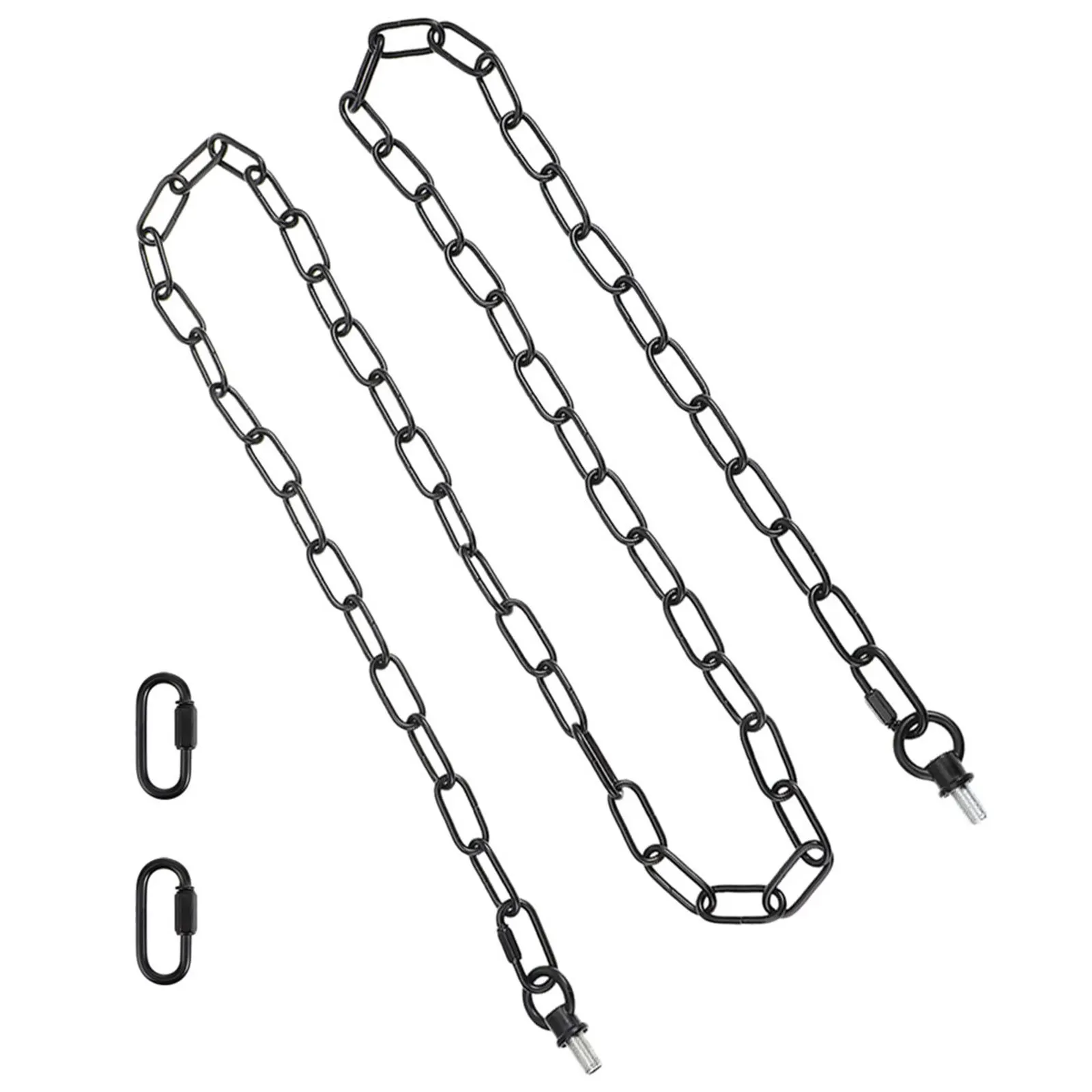 

Black Hanging Chain For Lighting Fixtures Heavy Duty Iron Pendant Chandelier Extension Decorative Chain Link Indoor