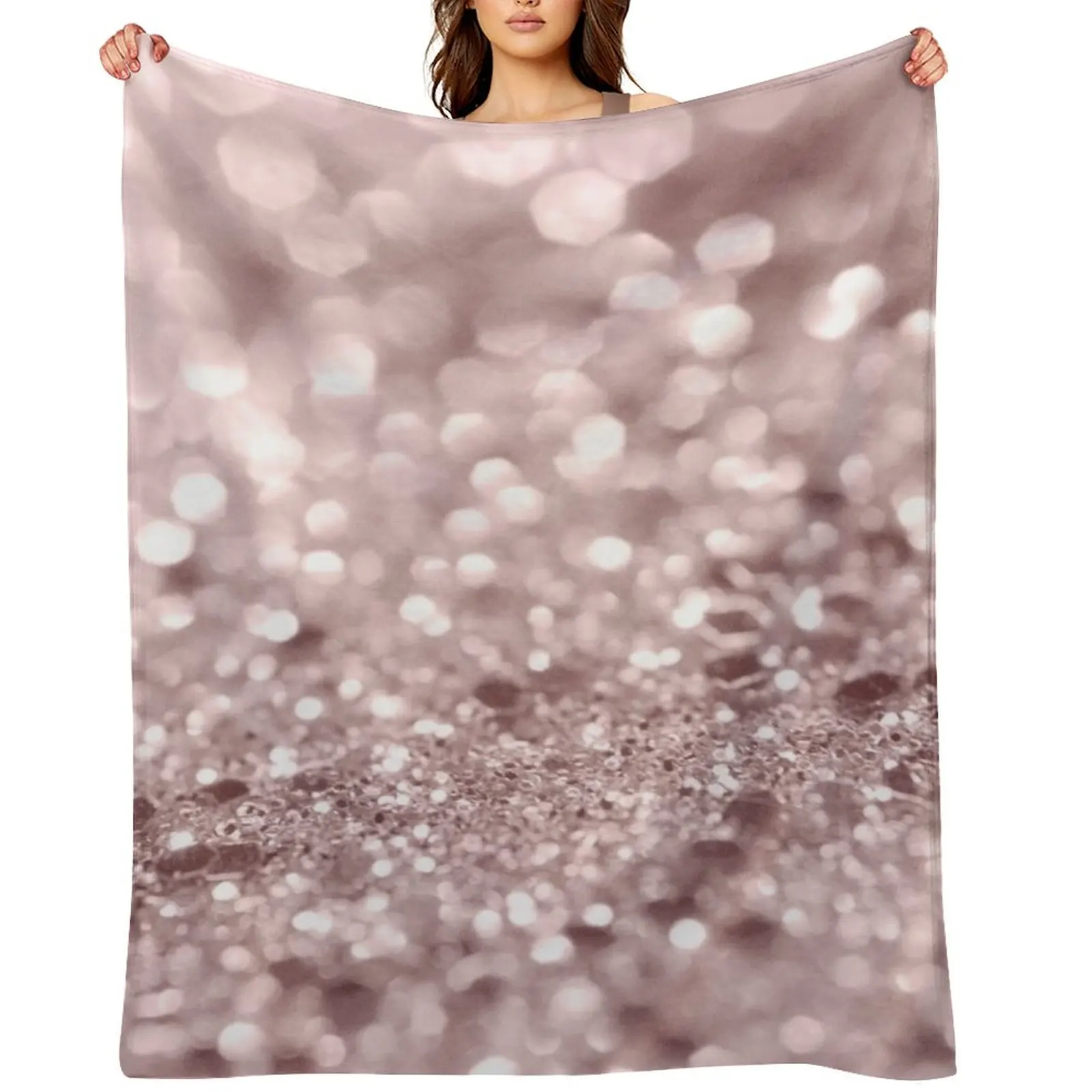 

Sparkling Rose Gold Blush Glitter #1 (Faux Glitter) #shiny #decor #art Throw Blanket Hairy Beach Luxury Designer Blankets