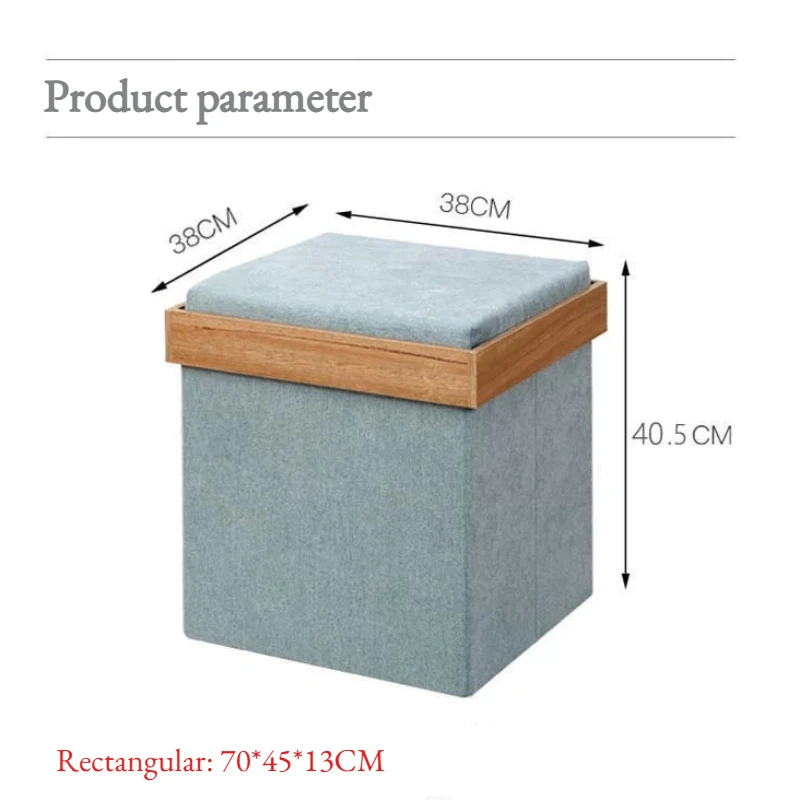 Cheap Floor Stool Storage Clearance Pouffe Shelving Stool Entryway Vanity Recibidor Para Entrada Living Room Furniture