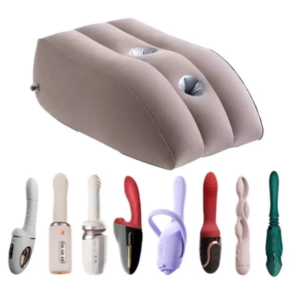 Cushion Couple  Intimate Positions Butt Pillows With 3 Holes For Sex Gun Mount Pad Women Masturbation Multifunctional Adult Toy