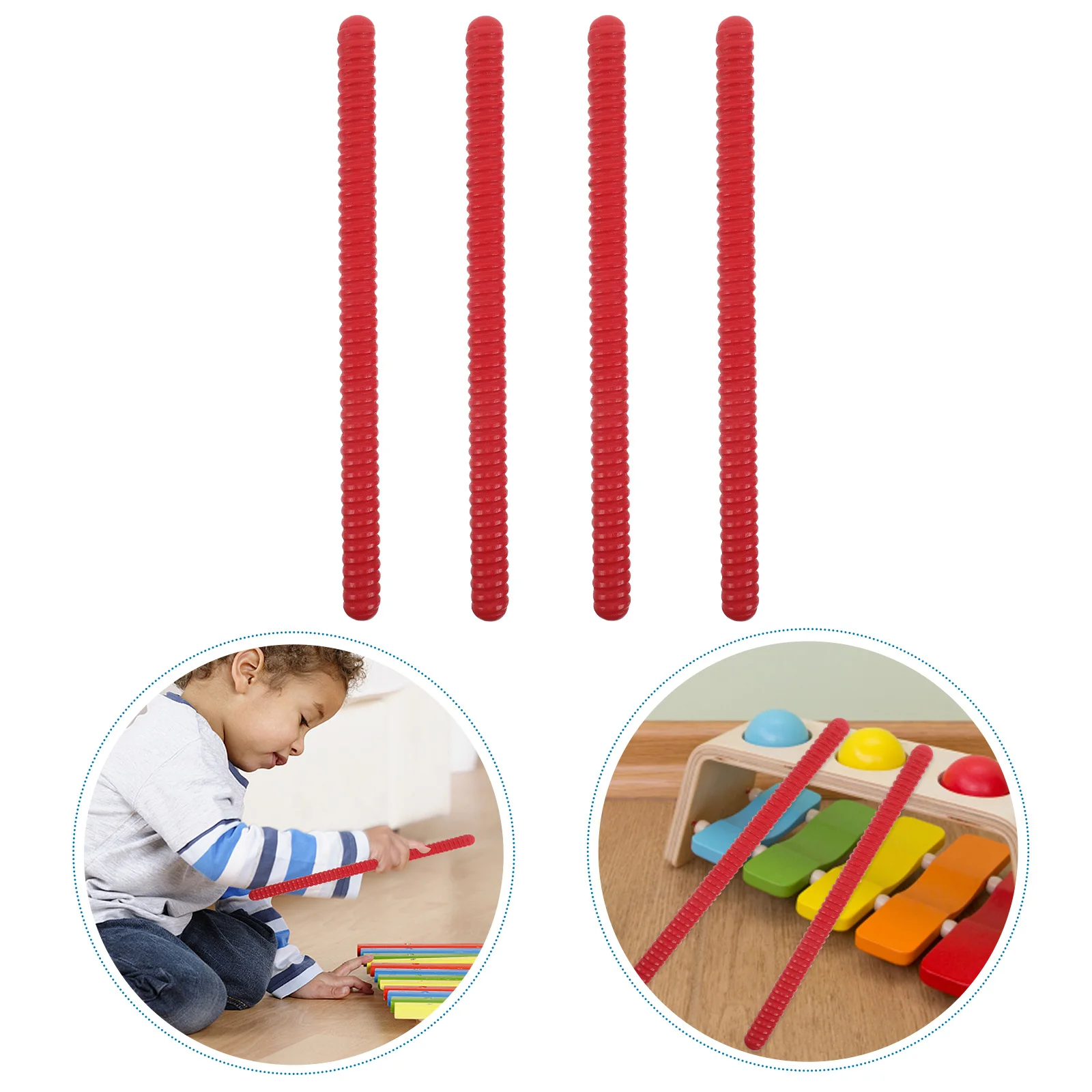 ไม้ตีจังหวะเด็ก เครื่องดนตรีเด็ก ของเล่น ไม้ตีกลอง ไม้นับ