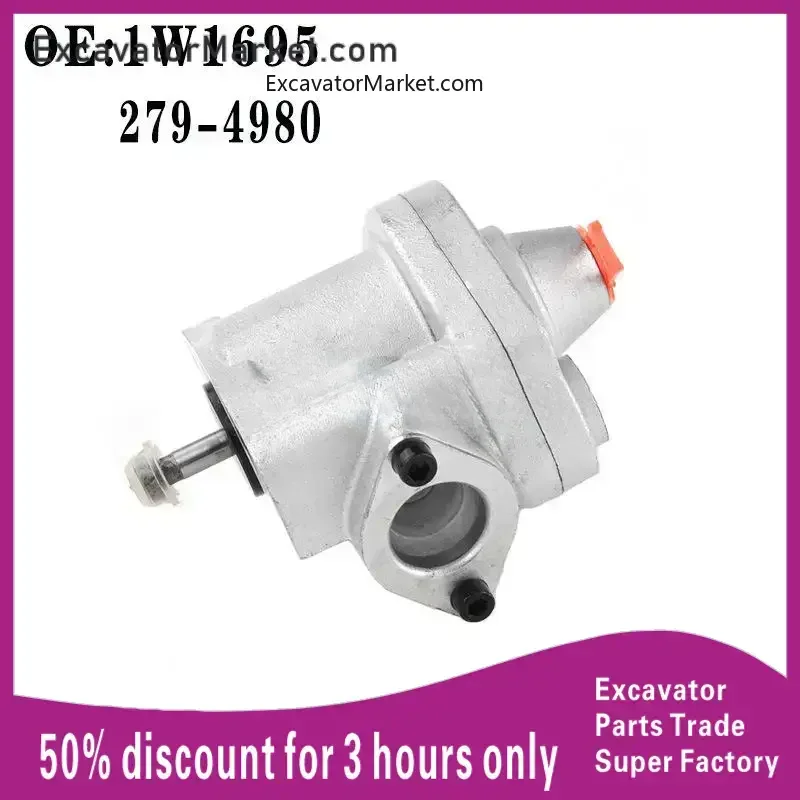 For Caterpillar CAT E3306 1W1695 279-4980 Oil Transfer Pump Hand Oil Pump Hand Pump Outlet High Quality parts For excavator