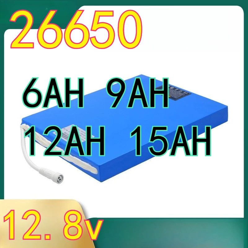 

26650 12,8 В 15 Ач литий-железо-фосфатная батарея 12 В долговечный встроенный солнечный уличный фонарь литиевый аккумулятор