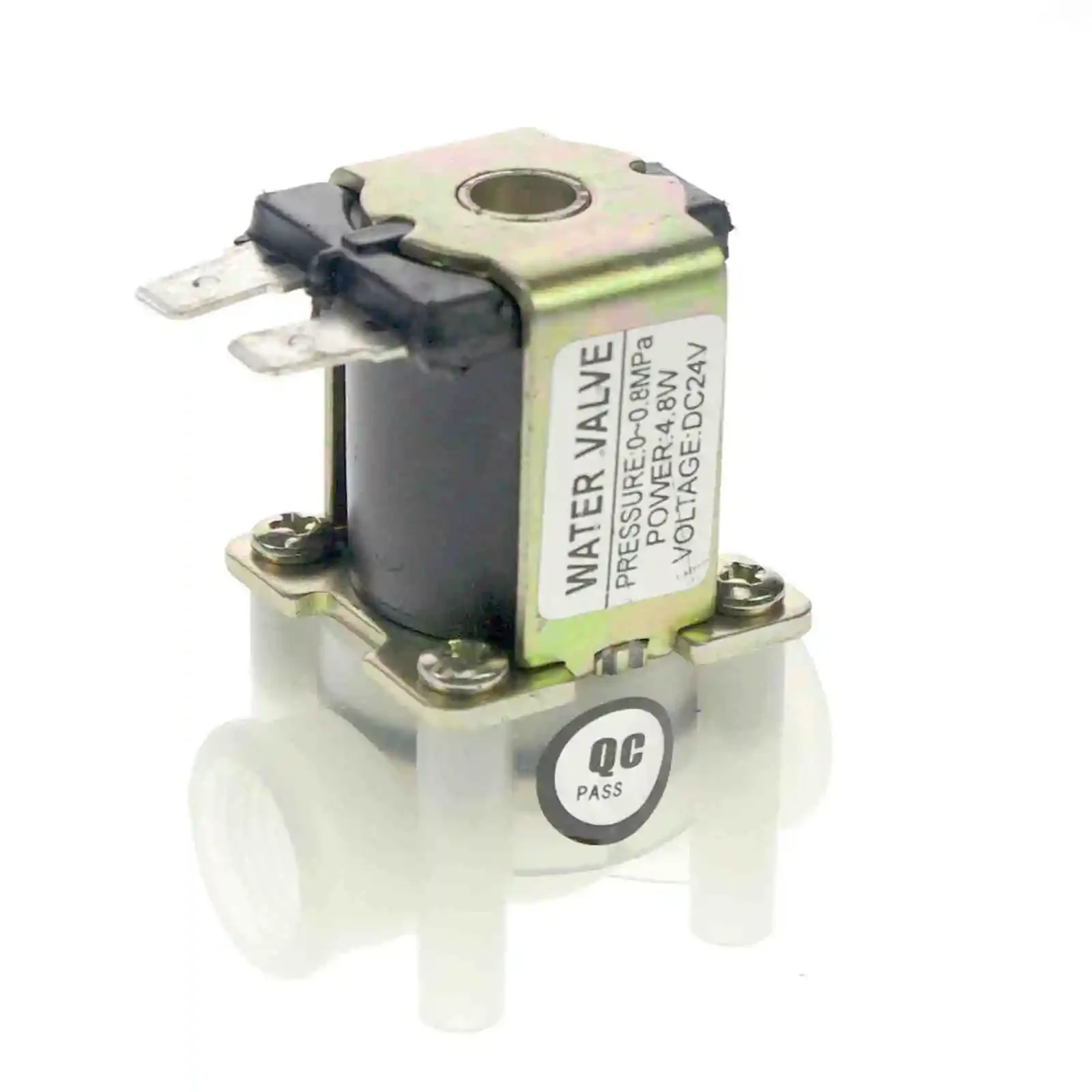 

12 В/24 В постоянного тока 1/4 В переменного тока NC "BSPP гнездовой нейлоновый пластиковый клапан впускного клапана для воды Соленоидный клапан очиститель питьевой воды с обратным осмосом