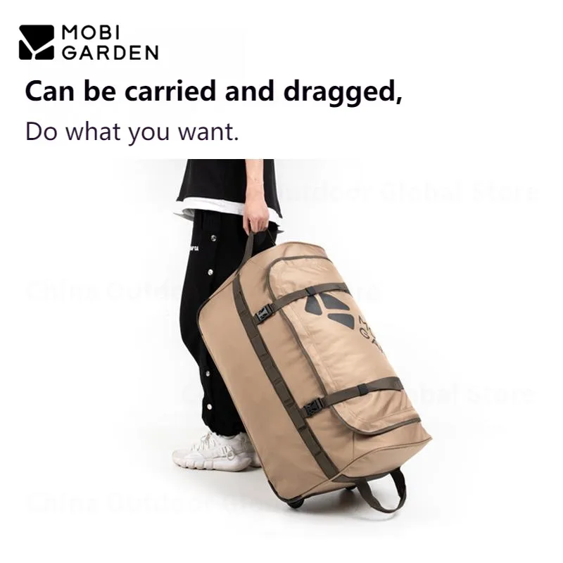 Imagem -03 - Mobi Jardim-bolsa de Bagagem de Viagem Espacial Grande Bolsa de Acampamento Armazenamento Portátil Caixa Dobrável Pacote de Diversos Resistente ao Desgaste 80l 110l