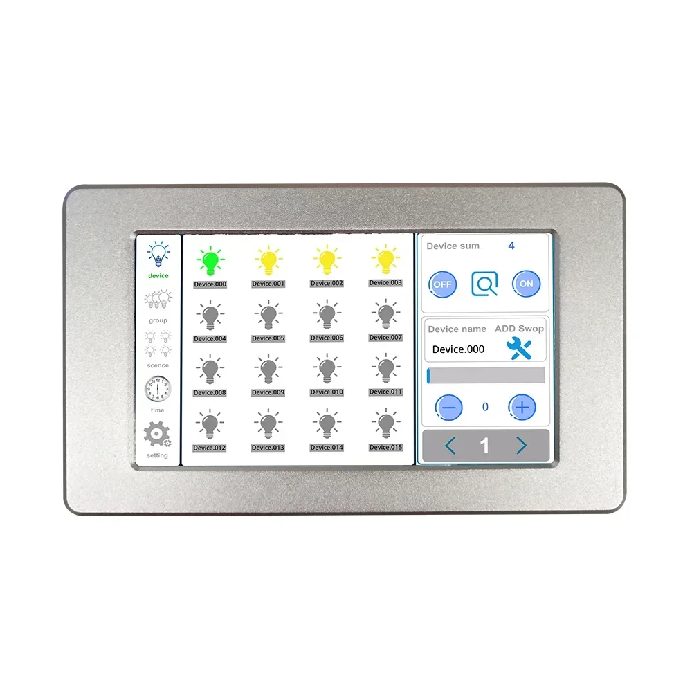 

Система управления контроллером 2025Lights Dali Master Dimmers Контроллер сенсорной панели DALI для осветительного оборудования DALI