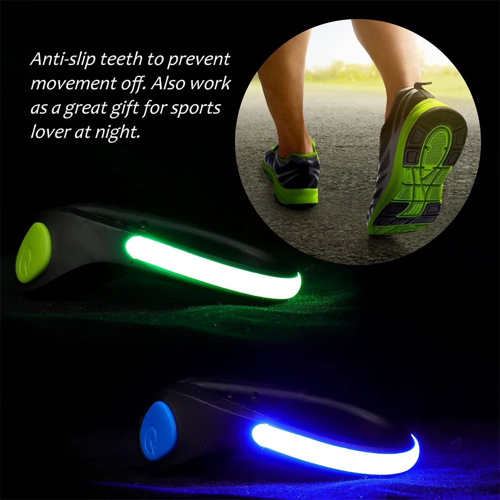 

Luminous Shoe Clip Lights Running for Runners Jogging Hiking Warning on Safety Clips Led