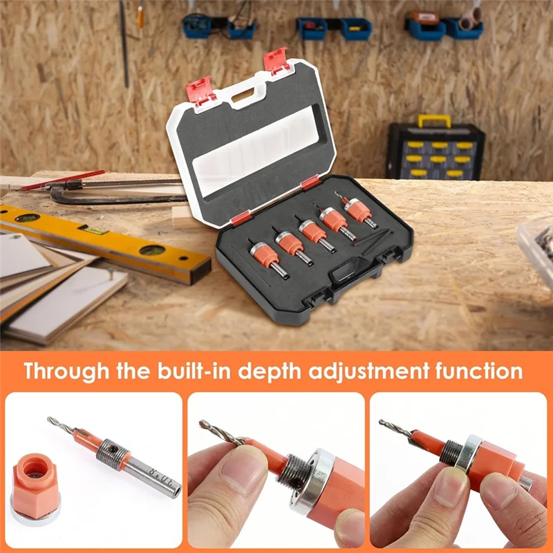 

A84X-пробойник с одним отверстием, сверхмощный перфоратор 5/16 дюйма, дрель с потайной головкой и регулируемой глубиной
