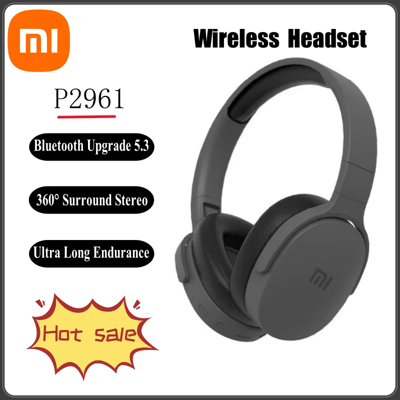 Xiaomi P2961 Wireless Headphones Bluetooth 5.3 Earphone For Samsung IPhone Stereo HIFI Headset Game Earbuds With Mic