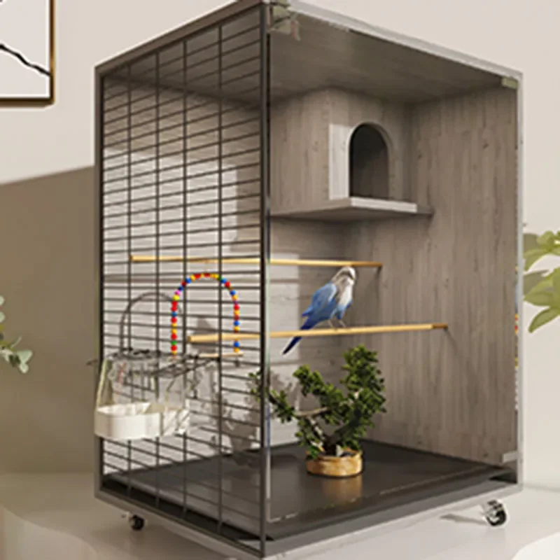 Hamster Pigeon Bird Cages Quail Stand Nest Habitats Pet House Cock Canary Nesting