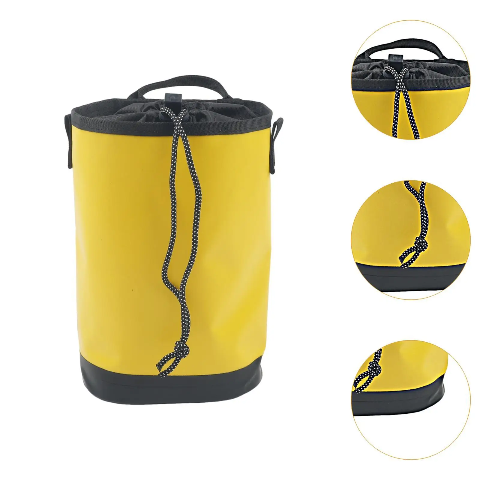 Climbing Rope 12mm Organizer Bag Waterproof Mesh Tool Storage Pouch for Outdoor Work Hiking Mountaineering