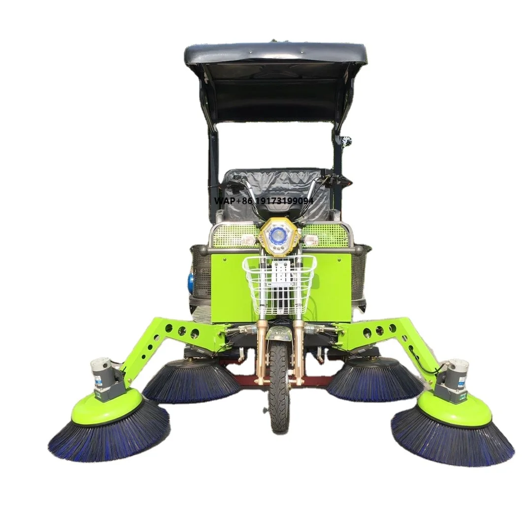

Hot Sale Sunshade Model Industrial Street Sweeper Five Brushes Multi-Angle Cleaning Machine Mobile Edge Brush Motor