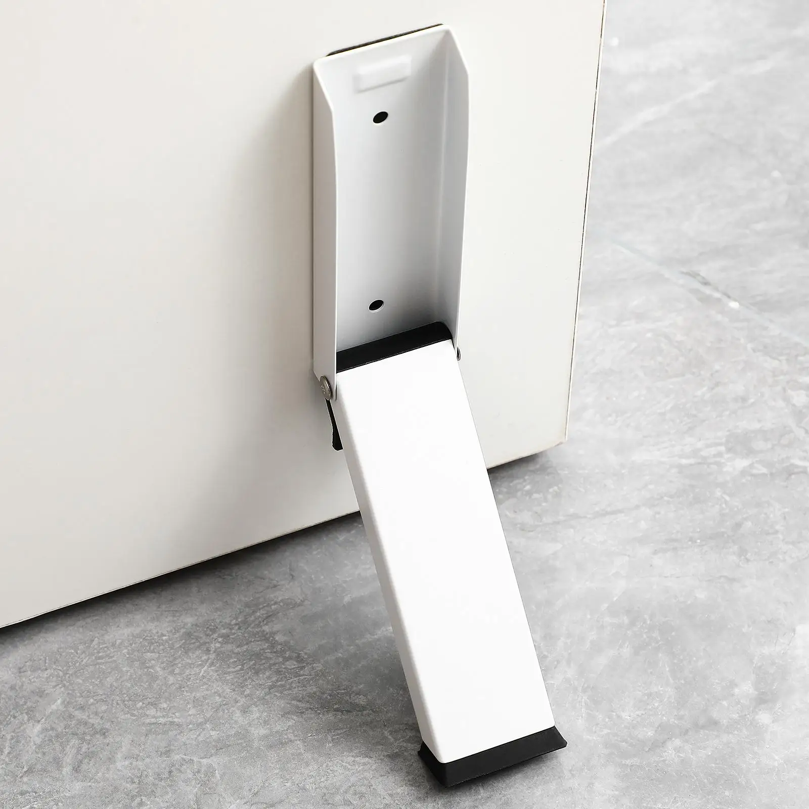 

Kick Down Door Stopper Nail free Adhesive Foldable Slam Protector Hotel Apartment Safety Security Door Holder Stoppers