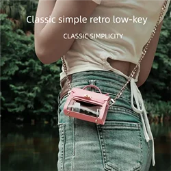 Suitable for automotive universal key cover, exquisite handbag, cute, internet celebrity women's Audi BMW Mercedes-Benz transpar